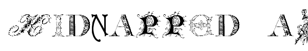Kidnapped at Old Times font preview